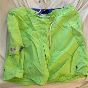 Men’s XXL polo green bathing suit